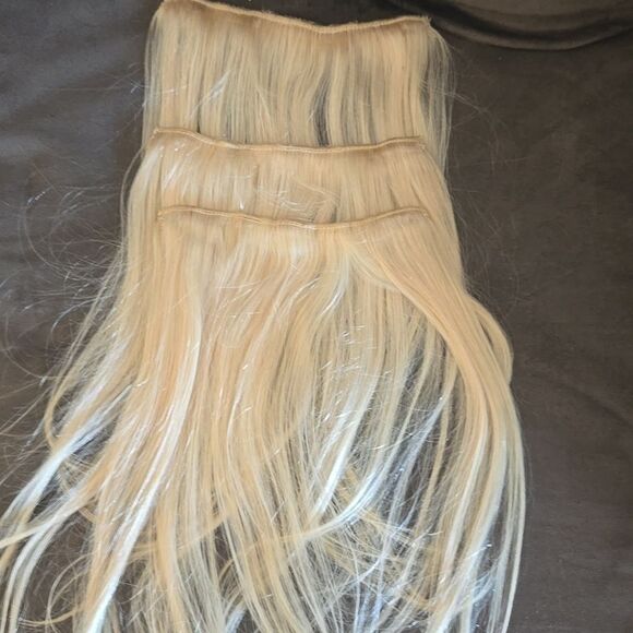 Vlasy Real Human Clip In Extensions Around 14" - Picture 2 of 4